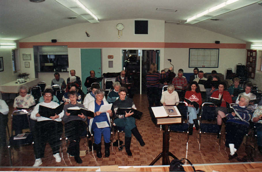 1993, Choir Practice at the Seniors