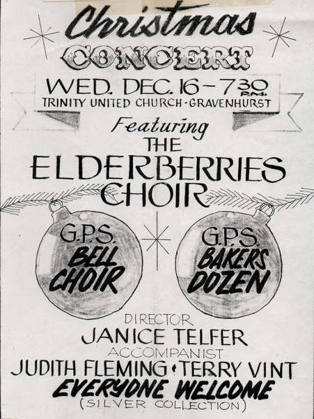 Poster from First Concert