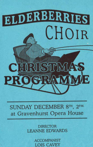 1995 Christmas Programme
