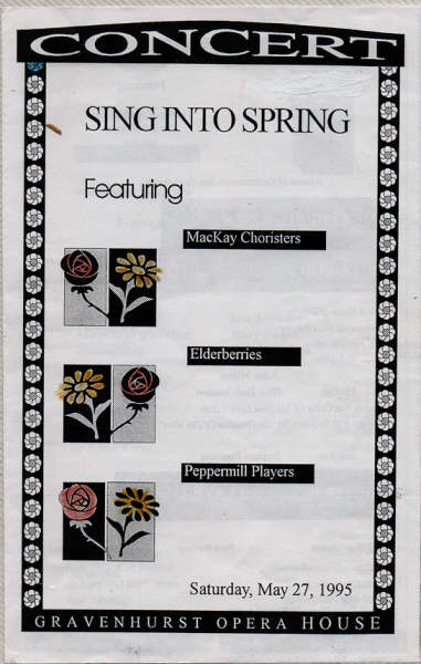 1995 Spring Concert