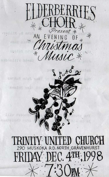 1998 Christmas Programme