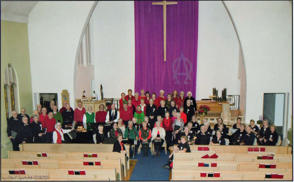 Christmas Choir 2015 at Trinity United in Gravenhurst