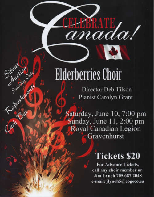 "Celebrate Canada" Concert at Gravenhurst Legion