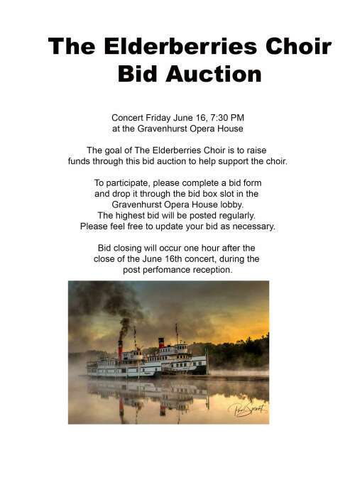 How to bid in the Elderberries Choir Auction